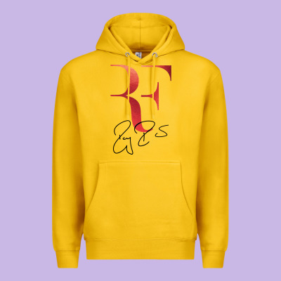 Rf Federer Premium Hoodie Designed By Artisfamous
