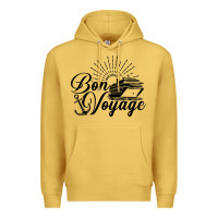 Antique Gold cruise ship bon voyage Premium Hoodie - artisFamous