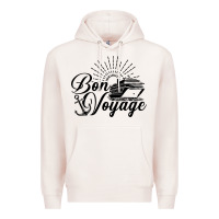 Pale Pink cruise ship bon voyage Premium Hoodie - artisFamous