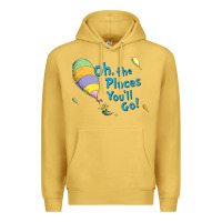 Antique Gold seuss oh the places you’ll go Premium Hoodie - artisFamous
