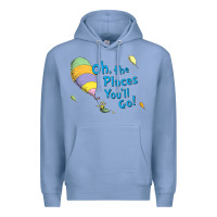 Colony Blue seuss oh the places you’ll go Premium Hoodie - artisFamous