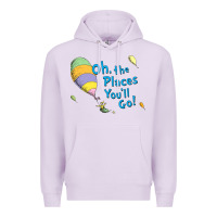 Lilac seuss oh the places you’ll go Premium Hoodie - artisFamous