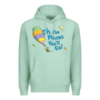 Seafoam seuss oh the places you’ll go Premium Hoodie - artisFamous