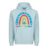 Blue Mist Autism Mama Premium Hoodie - artisFamous