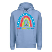 Colony Blue Autism Mama Premium Hoodie - artisFamous
