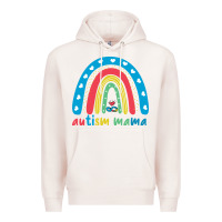 Pale Pink Autism Mama Premium Hoodie - artisFamous