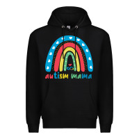 Black Autism Mama Premium Hoodie - artisFamous