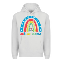 Dove Grey Autism Mama Premium Hoodie - artisFamous