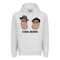 Dove Grey cool beans Premium Hoodie - artisFamous
