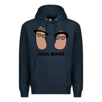 Navy cool beans Premium Hoodie - artisFamous