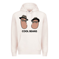 Pale Pink cool beans Premium Hoodie - artisFamous
