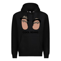 Black cool beans Premium Hoodie - artisFamous
