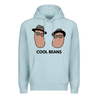 Blue Mist cool beans Premium Hoodie - artisFamous