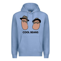 Colony Blue cool beans Premium Hoodie - artisFamous