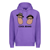Purple cool beans Premium Hoodie - artisFamous