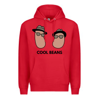 Red cool beans Premium Hoodie - artisFamous