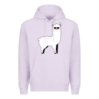 Lilac llama Premium Hoodie - artisFamous