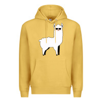 Antique Gold llama Premium Hoodie - artisFamous