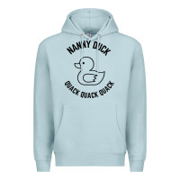 Blue Mist nanny duck quack quack quack Premium Hoodie - artisFamous