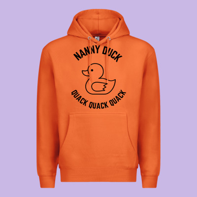 Nanny Duck Quack Quack Quack Premium Hoodie Designed By Artisfamous