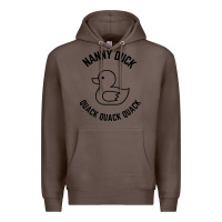 Coffee nanny duck quack quack quack Premium Hoodie - artisFamous