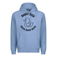 Colony Blue nanny duck quack quack quack Premium Hoodie - artisFamous