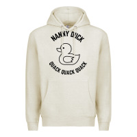Oatmeal Heather nanny duck quack quack quack Premium Hoodie - artisFamous