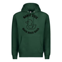 Sports Green nanny duck quack quack quack Premium Hoodie - artisFamous
