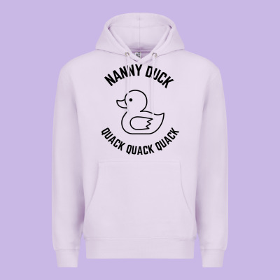 Nanny Duck Quack Quack Quack Premium Hoodie Designed By Artisfamous