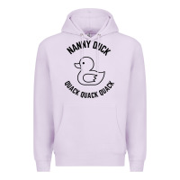 Lilac nanny duck quack quack quack Premium Hoodie - artisFamous