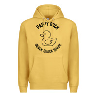 Antique Gold pappy duck quack quack quack Premium Hoodie - artisFamous