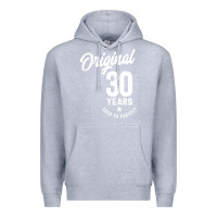 Heather Grey 30 Year Old Gift | 30th Birthday Gift Ideas - Mens and Womens Premium Hoodie - artisFamous
