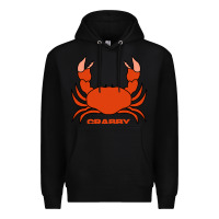 Black crabby Premium Hoodie - artisFamous