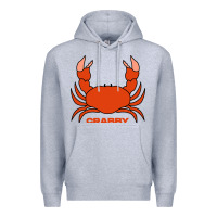 Heather Grey crabby Premium Hoodie - artisFamous