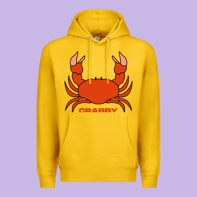 Crabby Premium Hoodie Designed By Artisfamous