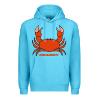 Ocean Blue crabby Premium Hoodie - artisFamous
