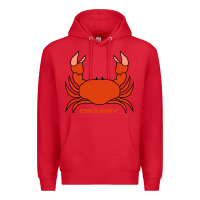 Red crabby Premium Hoodie - artisFamous