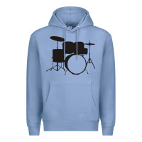 Colony Blue drums drummer Premium Hoodie - artisFamous