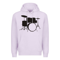 Lilac drums drummer Premium Hoodie - artisFamous