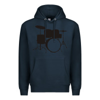 Navy drums drummer Premium Hoodie - artisFamous