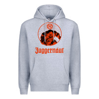 Heather Grey anesthetic juggernut Premium Hoodie - artisFamous