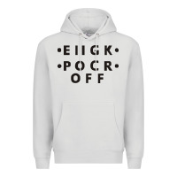 Dove Grey e iigk pocr off Premium Hoodie - artisFamous