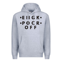 Heather Grey e iigk pocr off Premium Hoodie - artisFamous