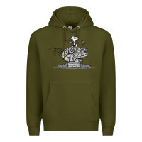 Army Green scruffy smugglers and pirates Premium Hoodie - artisFamous