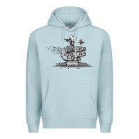 Blue Mist scruffy smugglers and pirates Premium Hoodie - artisFamous