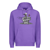 Purple scruffy smugglers and pirates Premium Hoodie - artisFamous