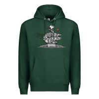 Sports Green scruffy smugglers and pirates Premium Hoodie - artisFamous