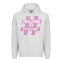 Dove Grey feminism is cancer Premium Hoodie - artisFamous