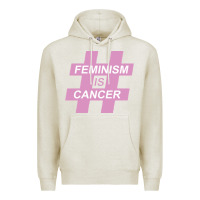 Oatmeal Heather feminism is cancer Premium Hoodie - artisFamous