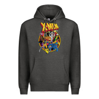 Charcoal Heather x m.e.n ani.ma.ted series retro 90s t shirt Premium Hoodie - artisFamous
